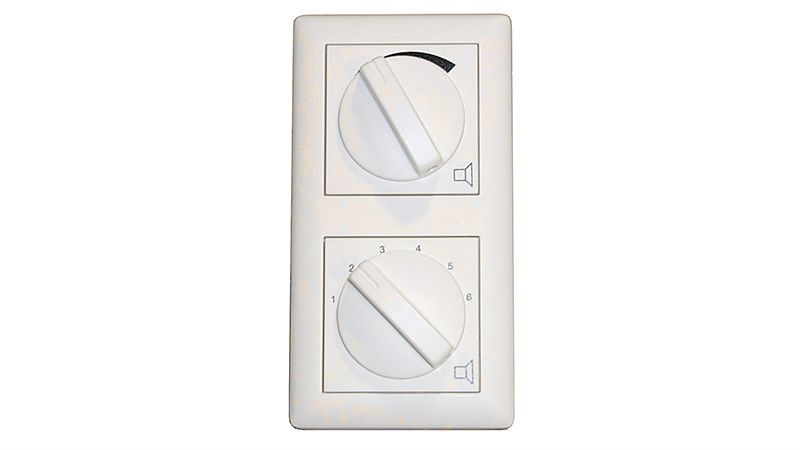 Programm Serie 
          Lautstärkesteller/Programmwahl<br>
          Kombination mono 100 V