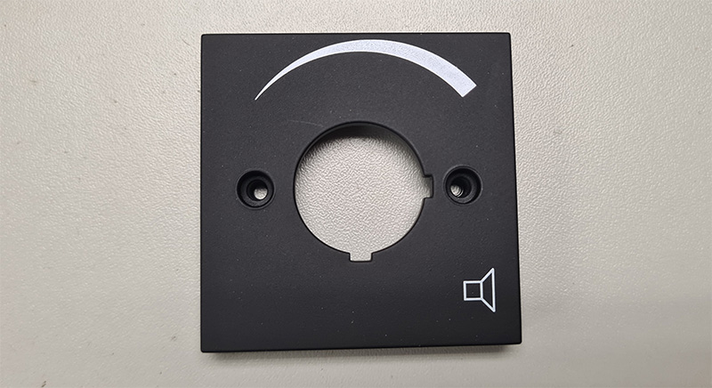 Oberteil für Lautstärkesteller GIRA System 55 schwarz matt