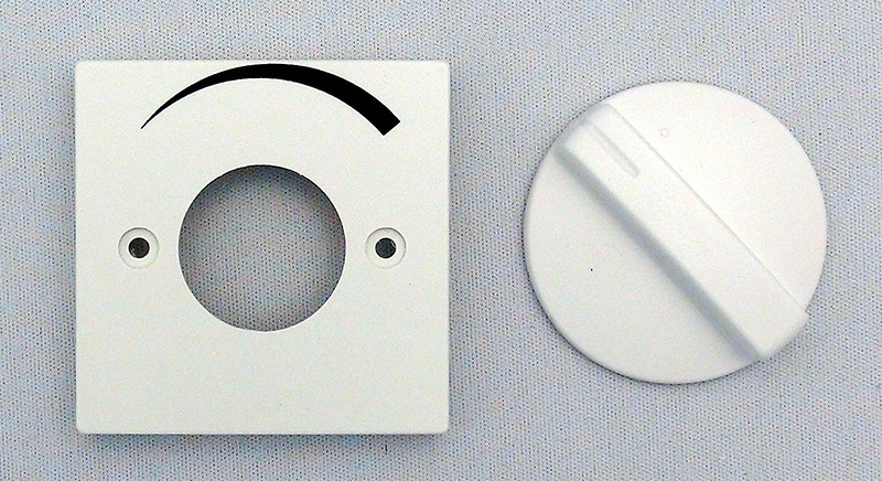 Oberteile für Lautstärkesteller 
          Merten Serie M polarweiss matt