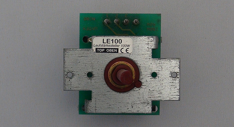 Einbau-Lautstärkesteller mono 100 V 100 Watt