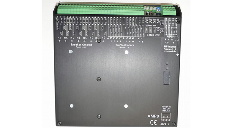 Multiroom VerstÃ¤rker AMP8 mit 8 Stereozonen