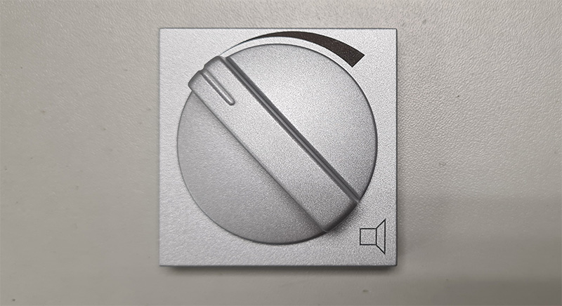 Oberteile für Lautstärkesteller GIRA System 55 alu